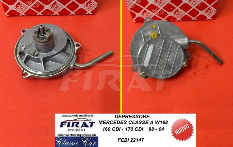 DEPRESSORE MERCDES CLASSE A W168 98-04 (22147)